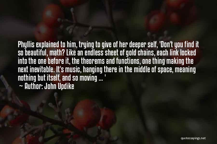 Hanging In There Quotes By John Updike