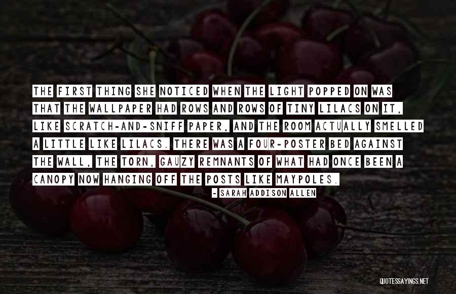 Hanging Onto Someone Quotes By Sarah Addison Allen