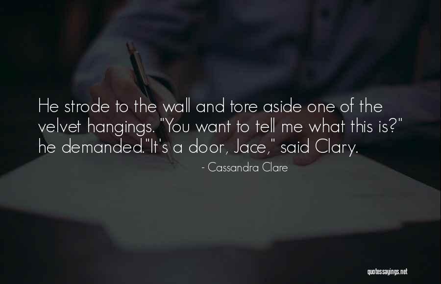 Hangings Quotes By Cassandra Clare