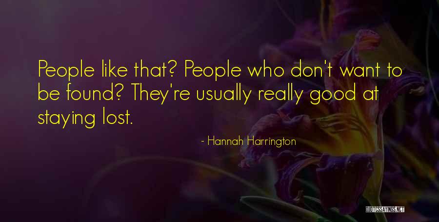 Hannah Harrington Quotes 783200