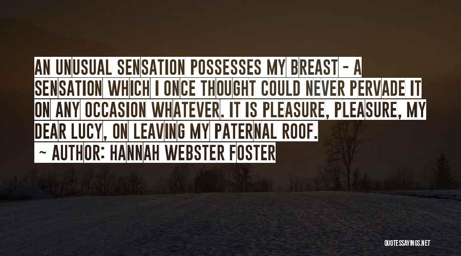 Hannah Webster Foster Quotes 2142896