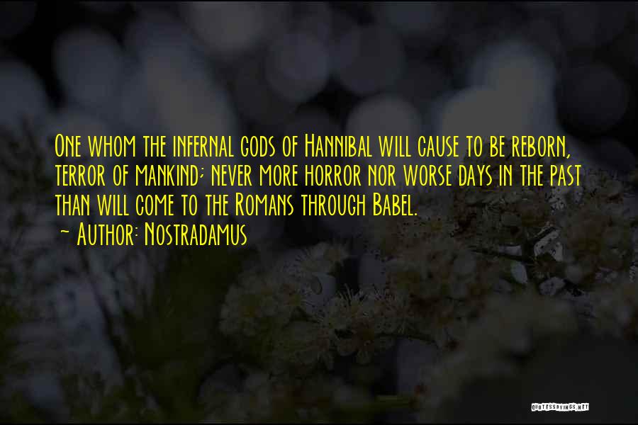 Hannibal's Quotes By Nostradamus