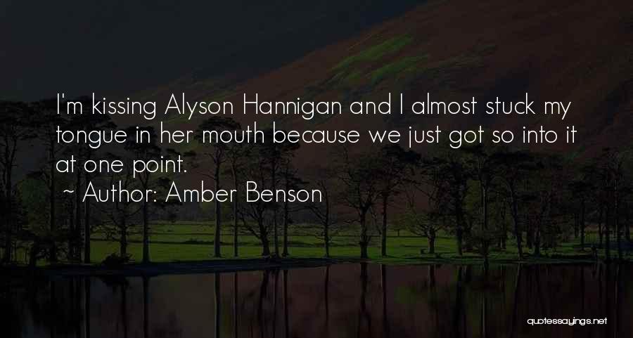 Hannigan Quotes By Amber Benson