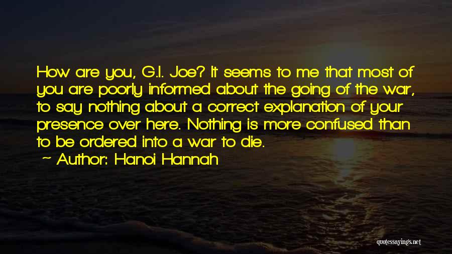 Hanoi Quotes By Hanoi Hannah