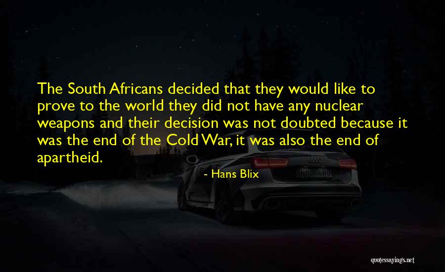 Hans Blix Quotes 1314841