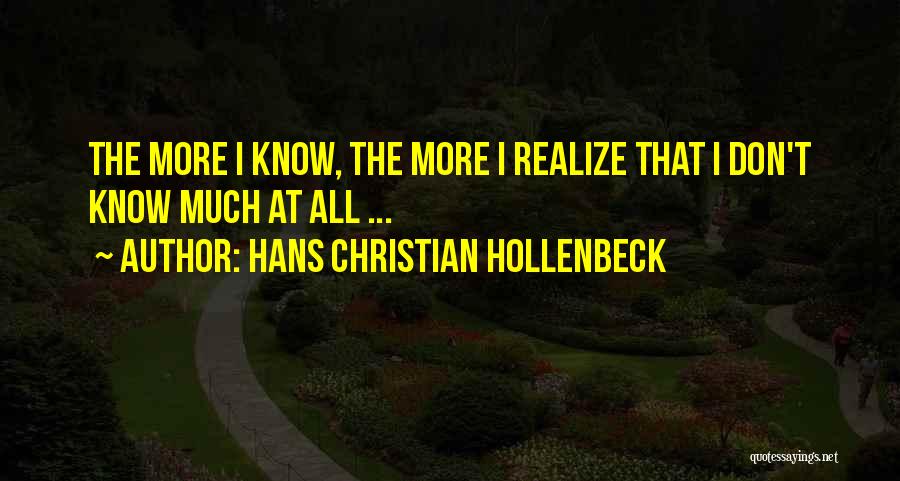 Hans Christian Hollenbeck Quotes 1102543