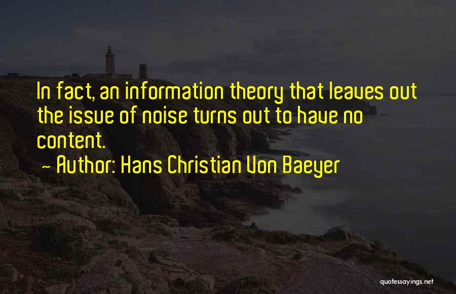 Hans Christian Von Baeyer Quotes 2121595