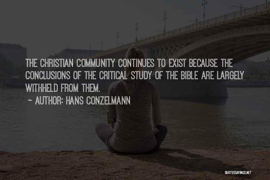 Hans Conzelmann Quotes 1456398