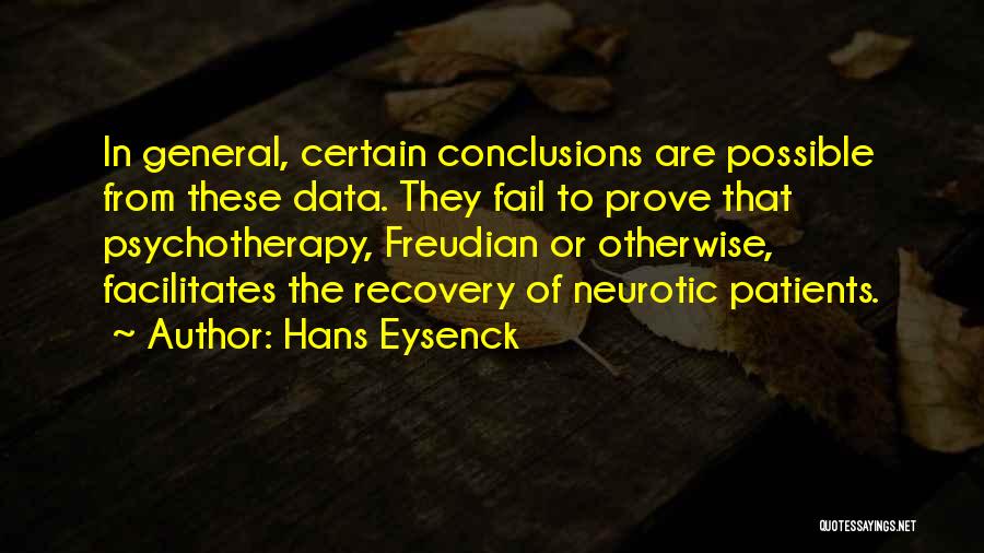 Hans Eysenck Quotes 2005610