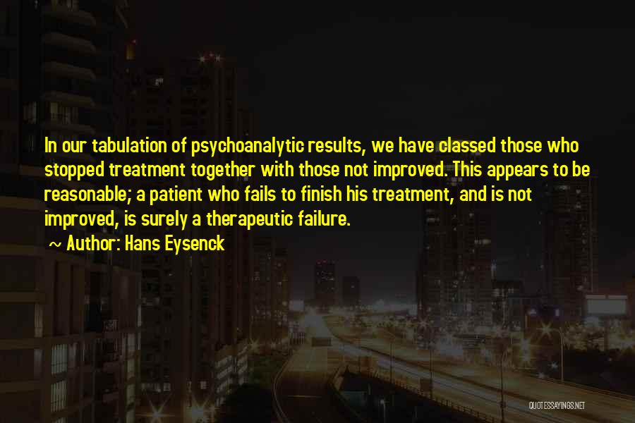 Hans Eysenck Quotes 376568