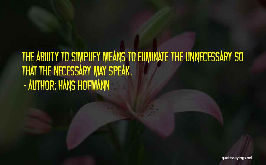 Hans Hofmann Quotes 1228282