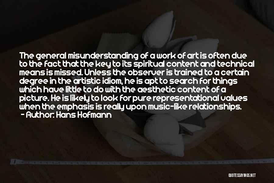 Hans Hofmann Quotes 1999099