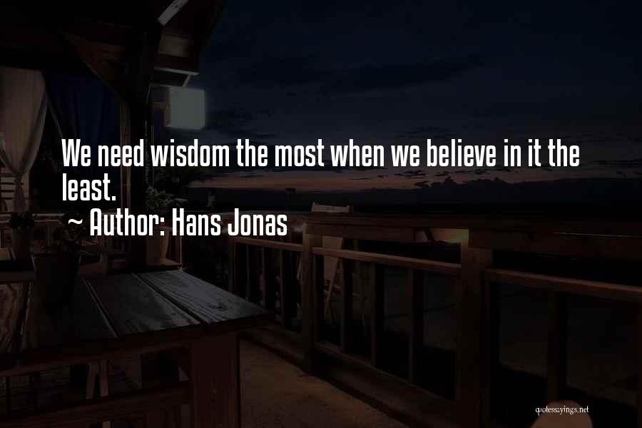 Hans Jonas Quotes 1626334