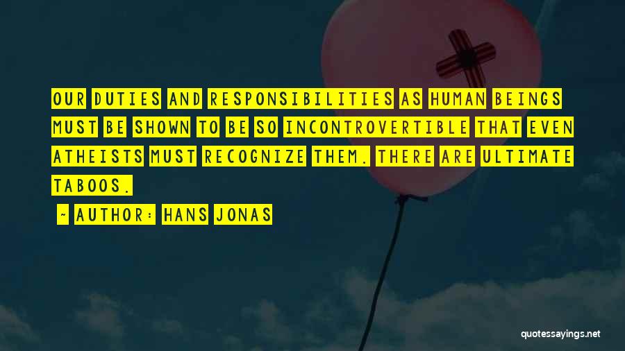Hans Jonas Quotes 293627