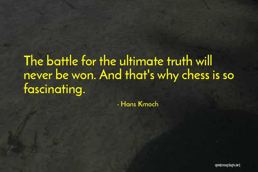 Hans Kmoch Quotes 339418