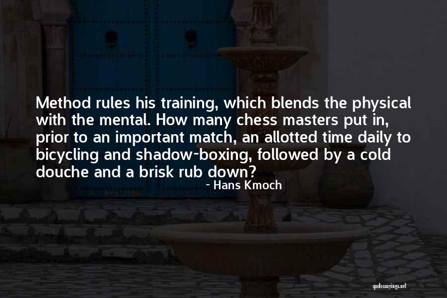 Hans Kmoch Quotes 834043