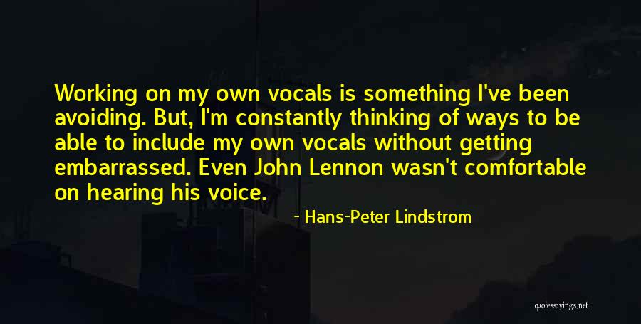 Hans-Peter Lindstrom Quotes 2232411