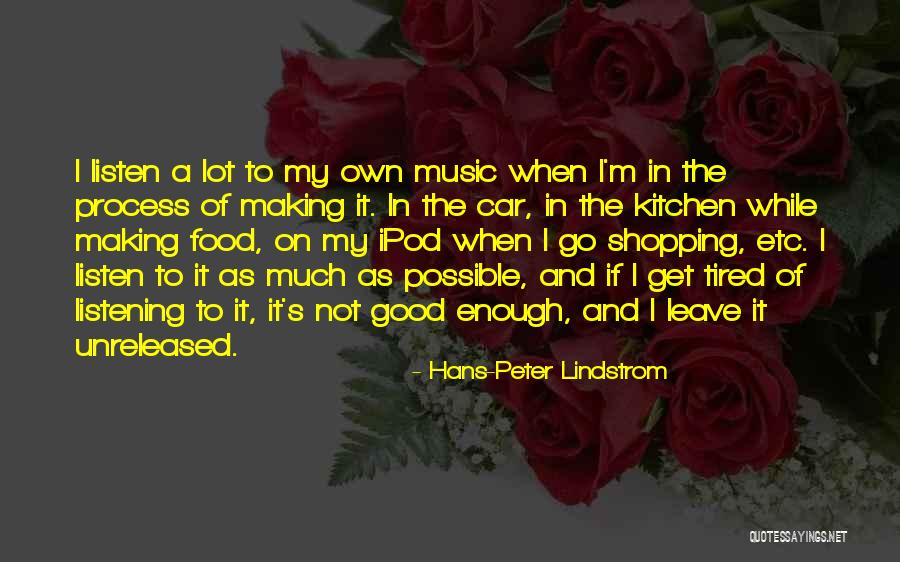 Hans-Peter Lindstrom Quotes 792711