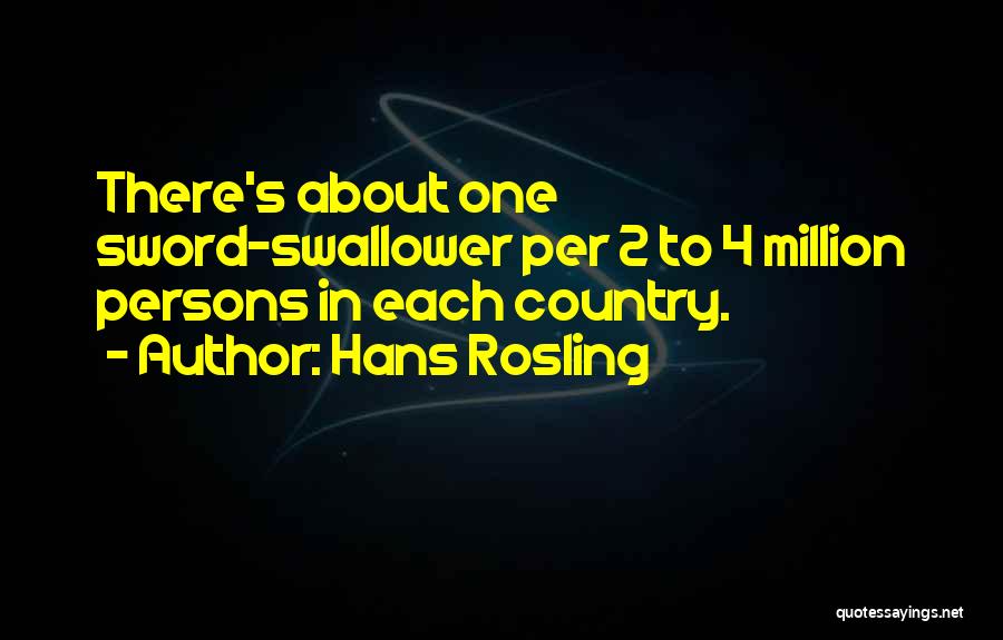 Hans Rosling Quotes 277114