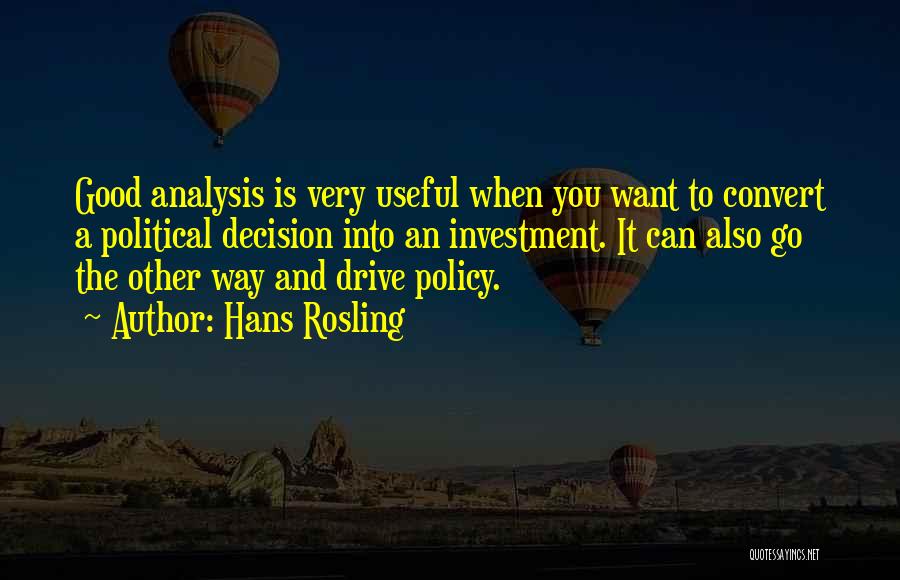 Hans Rosling Quotes 435368