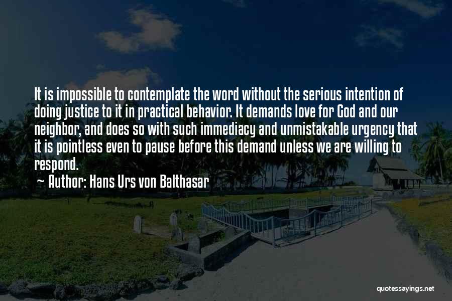 Hans Urs Von Balthasar Quotes 1191275