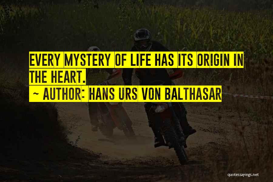 Hans Urs Von Balthasar Quotes 831124