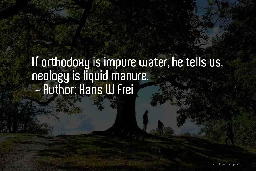 Hans W Frei Quotes 1272318