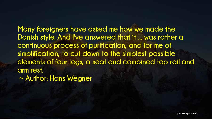 Hans Wegner Quotes 1413691
