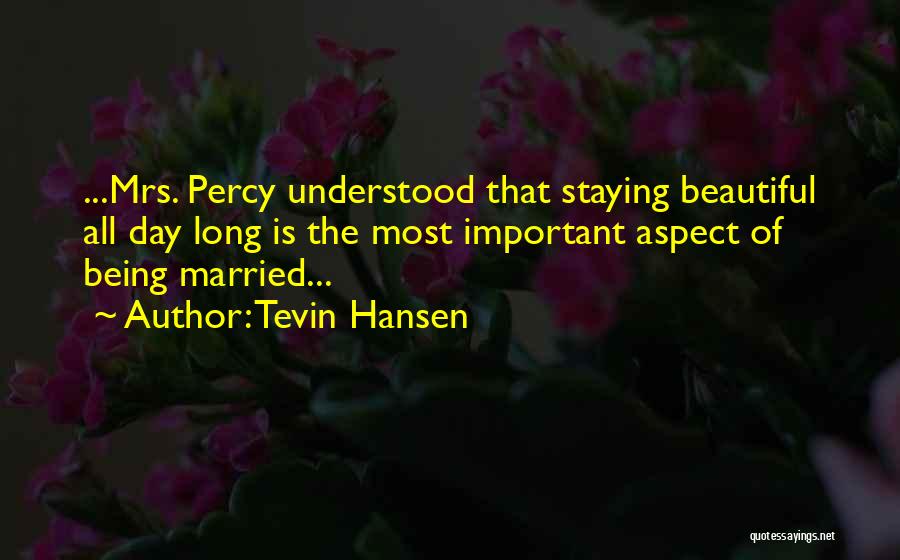 Hansen Quotes By Tevin Hansen