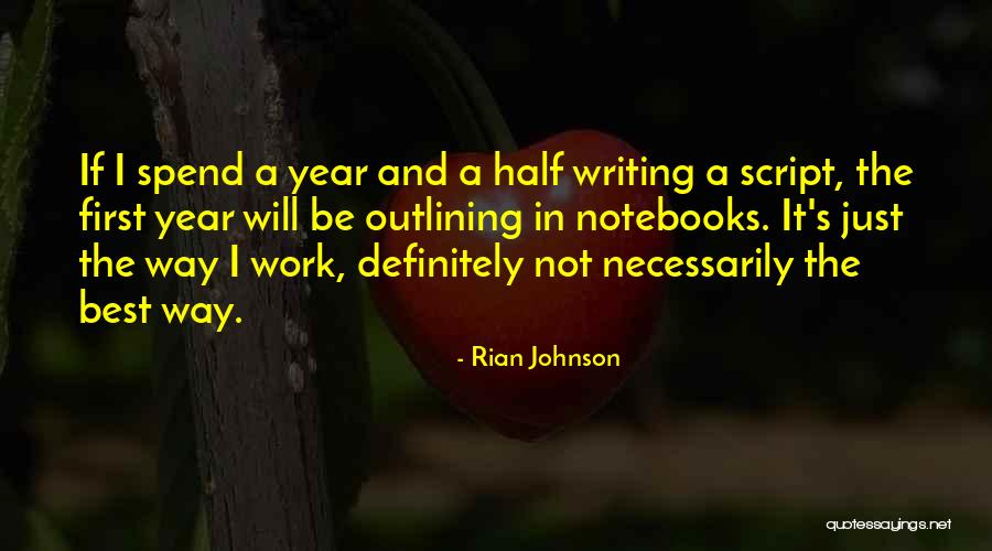 Hanshin Quotes By Rian Johnson Hanshin Quotes By Rian Johnson