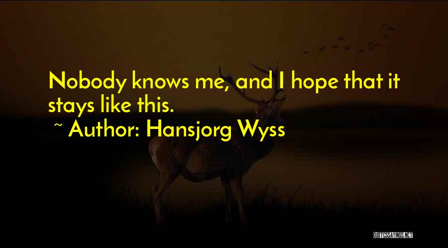 Hansjorg Wyss Quotes 2208680