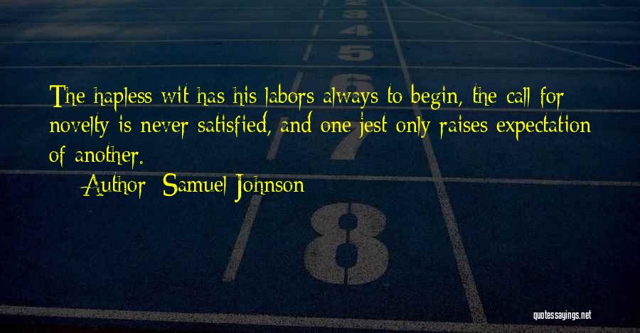 Hapless Quotes By Samuel Johnson