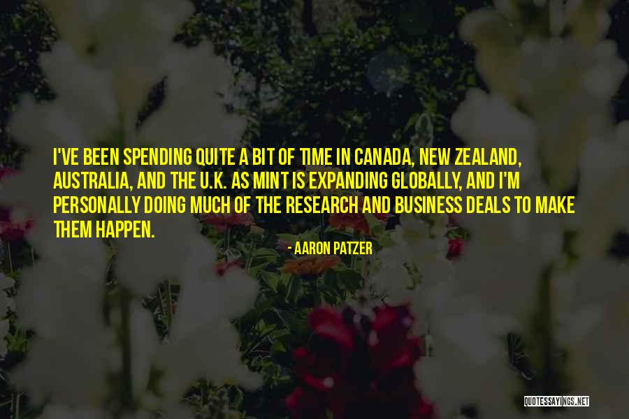 Happen The Time Quotes By Aaron Patzer Happen The Time Quotes By Aaron Patzer