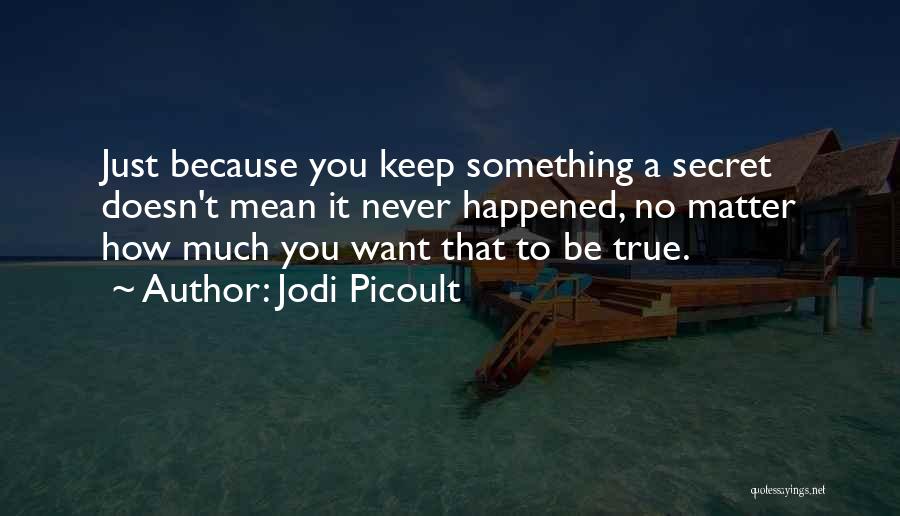 Happened Quotes By Jodi Picoult