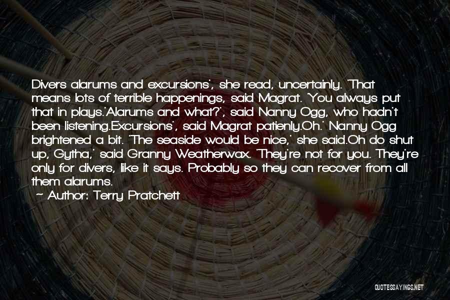Happenings Quotes By Terry Pratchett