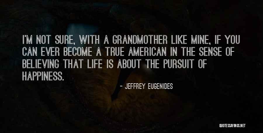 Happiness About Family Quotes By Jeffrey Eugenides