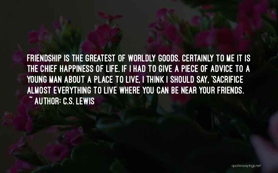 Happiness About Friends Quotes By C.S. Lewis