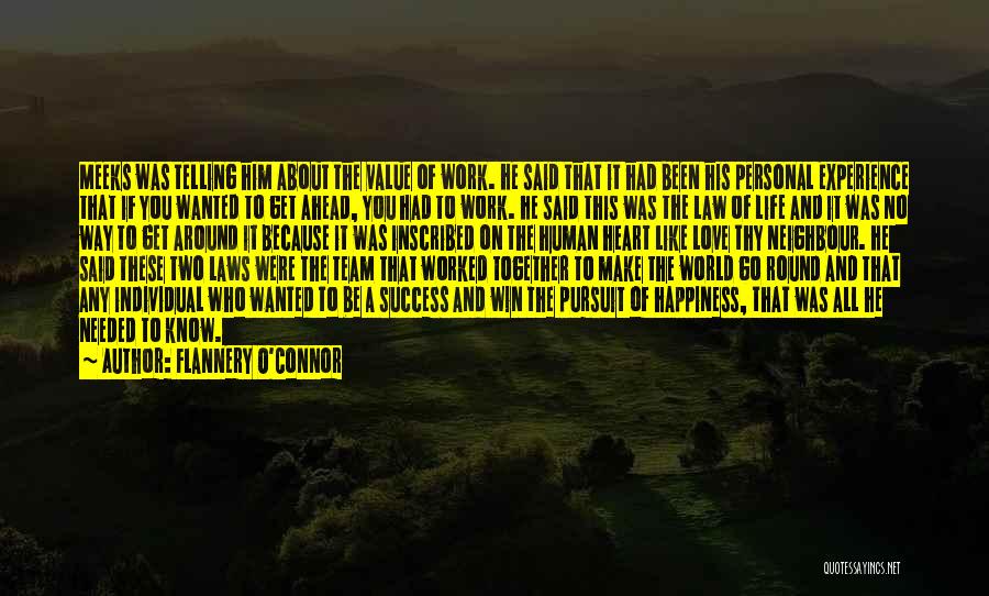 Happiness About Life Quotes By Flannery O'Connor