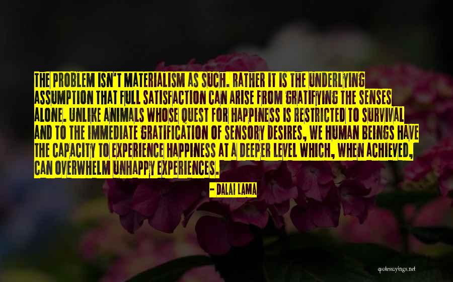 Happiness Achieved Quotes By Dalai Lama