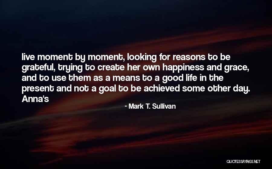 Happiness Achieved Quotes By Mark T. Sullivan