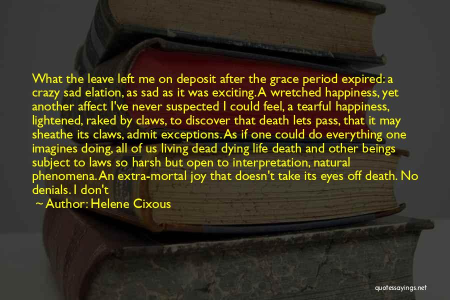 Happiness After Death Quotes By Helene Cixous