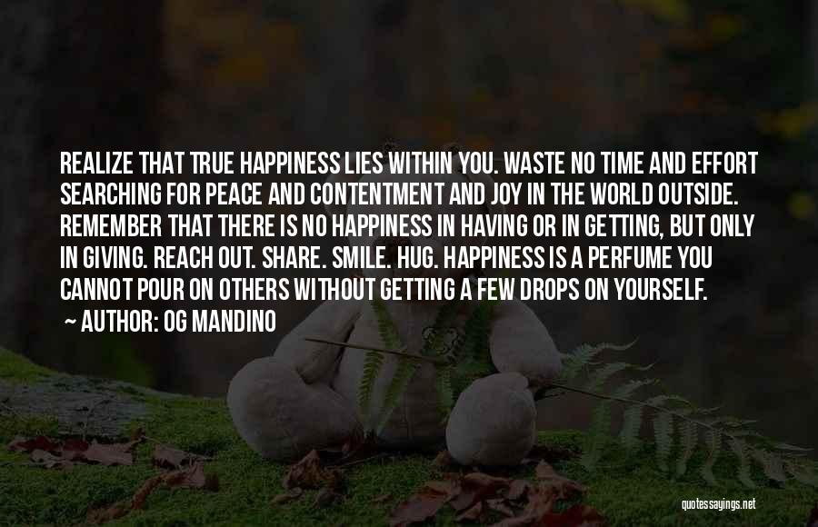 Happiness And Contentment In Life Quotes By Og Mandino