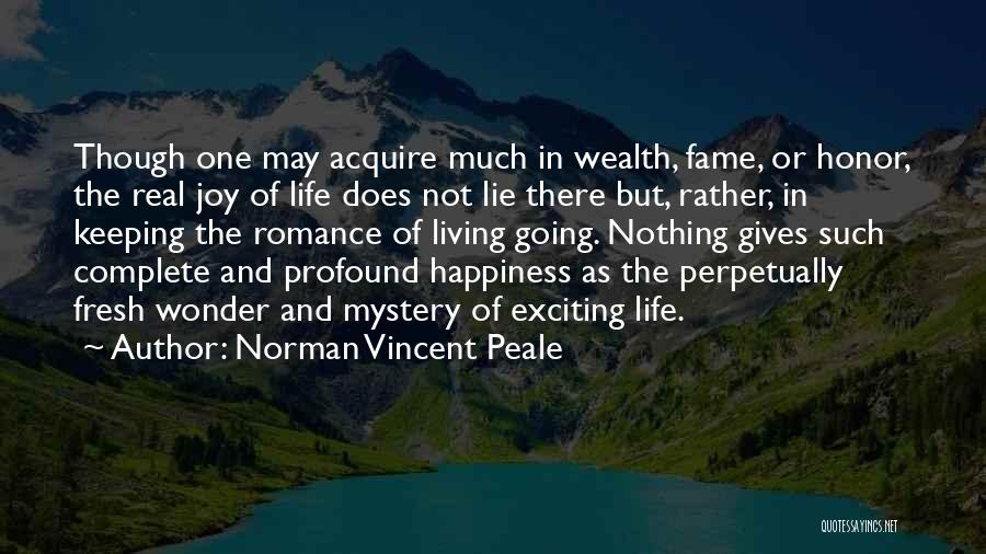 Happiness And Living Life Quotes By Norman Vincent Peale