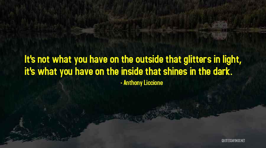 Happiness And Materialism Quotes By Anthony Liccione