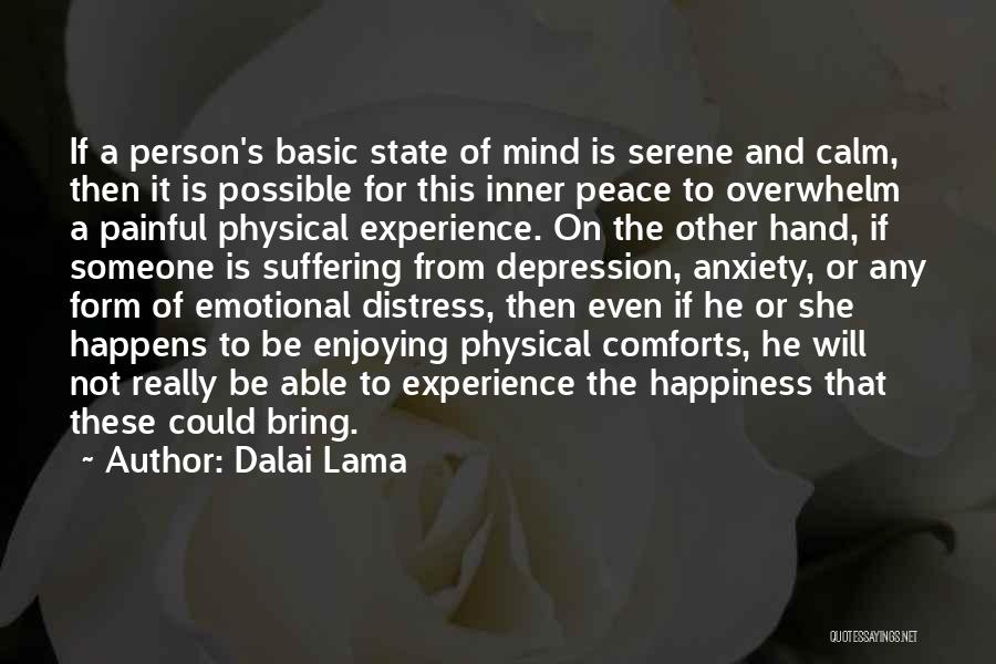 Happiness And Peace Of Mind Quotes By Dalai Lama