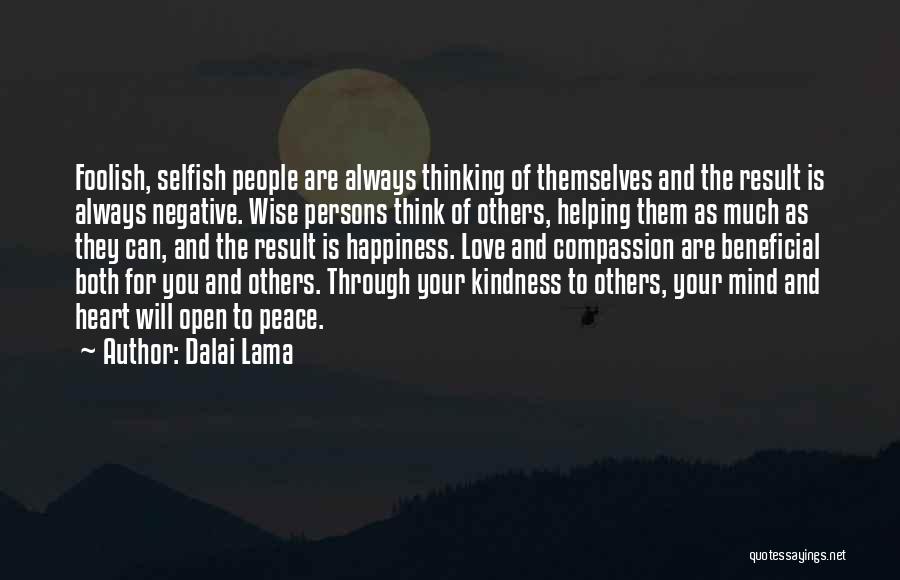 Happiness And Peace Of Mind Quotes By Dalai Lama