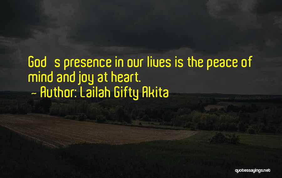 Happiness And Peace Of Mind Quotes By Lailah Gifty Akita