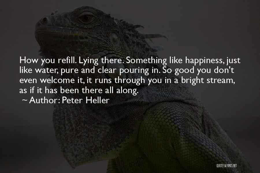 Happiness And Peace Of Mind Quotes By Peter Heller