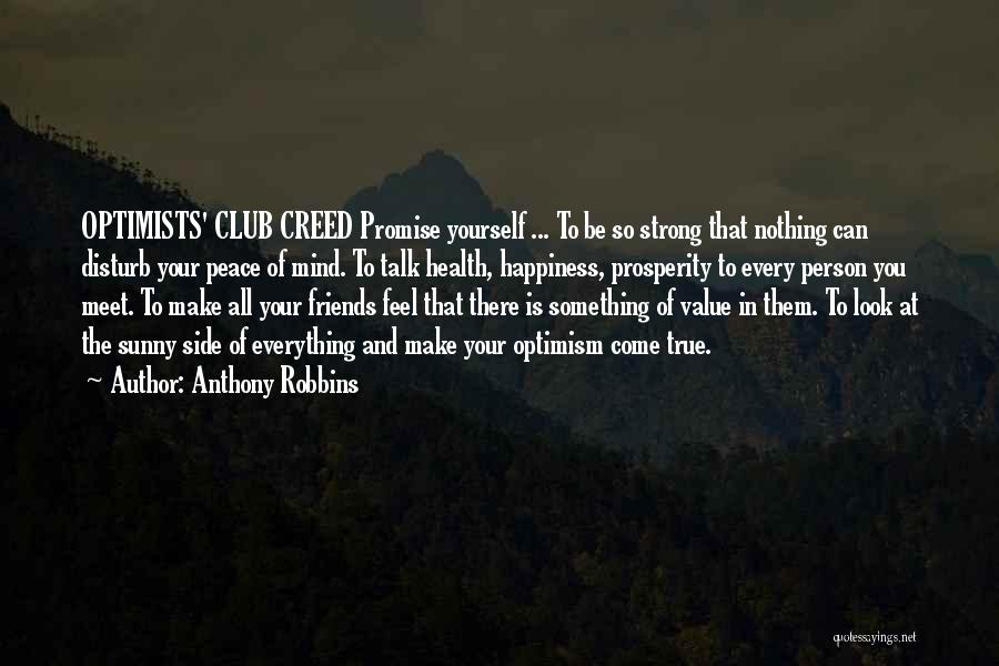 Happiness And Peace Quotes By Anthony Robbins