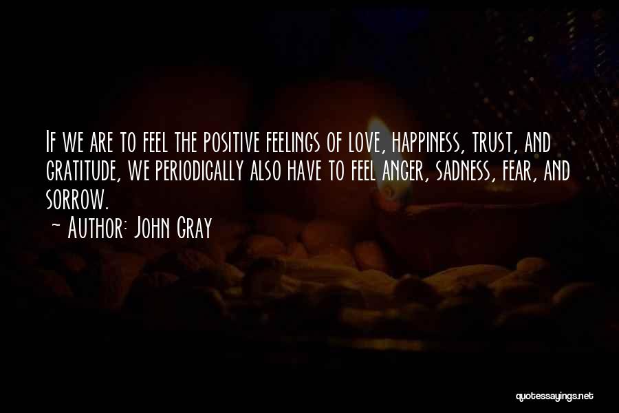 Happiness And Sadness And Love Quotes By John Gray